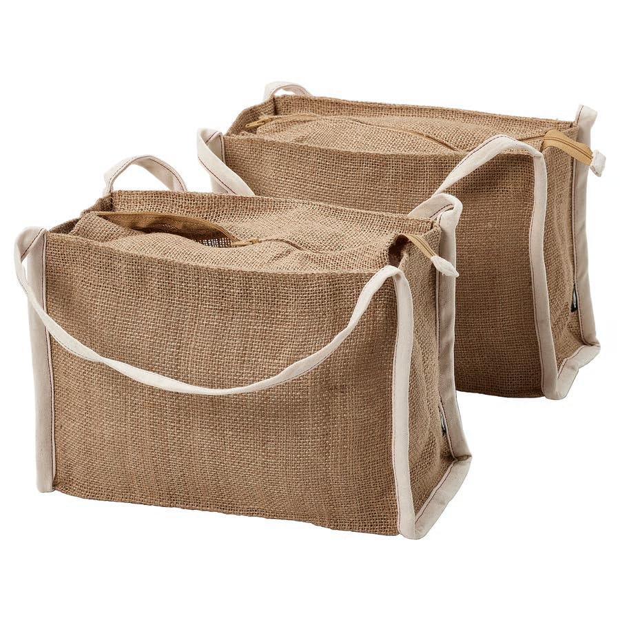 Storage Bags for Fruits & Vegetables (Pack of 2) – 9.5 Qt Breathable Potato &Vegetable Storage Bags, Durable Kitchen Pantry Organizer for Longer Freshness & Food Storage