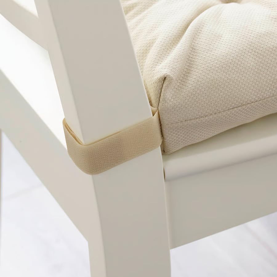 Chair Pad Cushion Seat Cushion – 16x14x3 Inch Soft Padded Chair Seat Cushion for Dining Chairs, Kitchen Chairs & Office Chairs, Comfortable Non-Slip Chair Pad, Light Beige