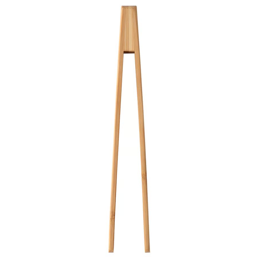 Bamboo Serving Tongs for Salad & BBQ – Wooden Kitchen Food Tongs for Cooking, Buffet, Pasta & Grill | Eco-Friendly Natural Bamboo Salad Servers for Kitchen, Dining & Serving