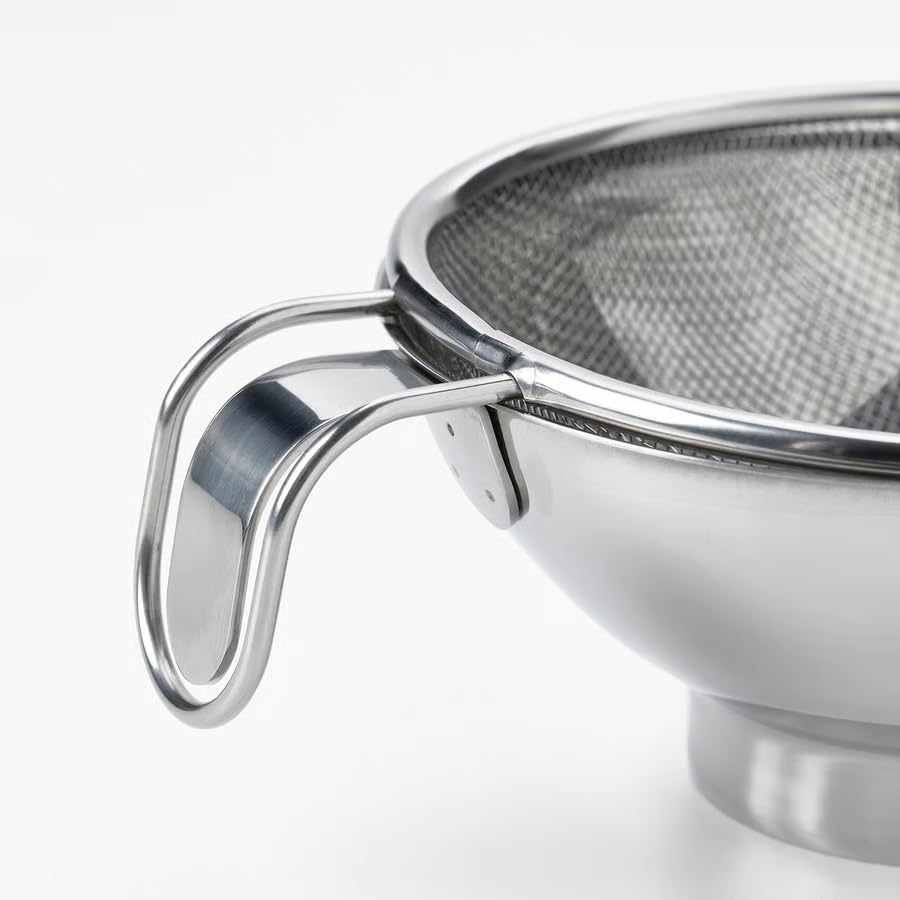 Stainless Steel Funnel Set of 3 – Fine Mesh Strainer & Kitchen Sifter Set for Juicing, Baking, Cooking & Liquid Transfer