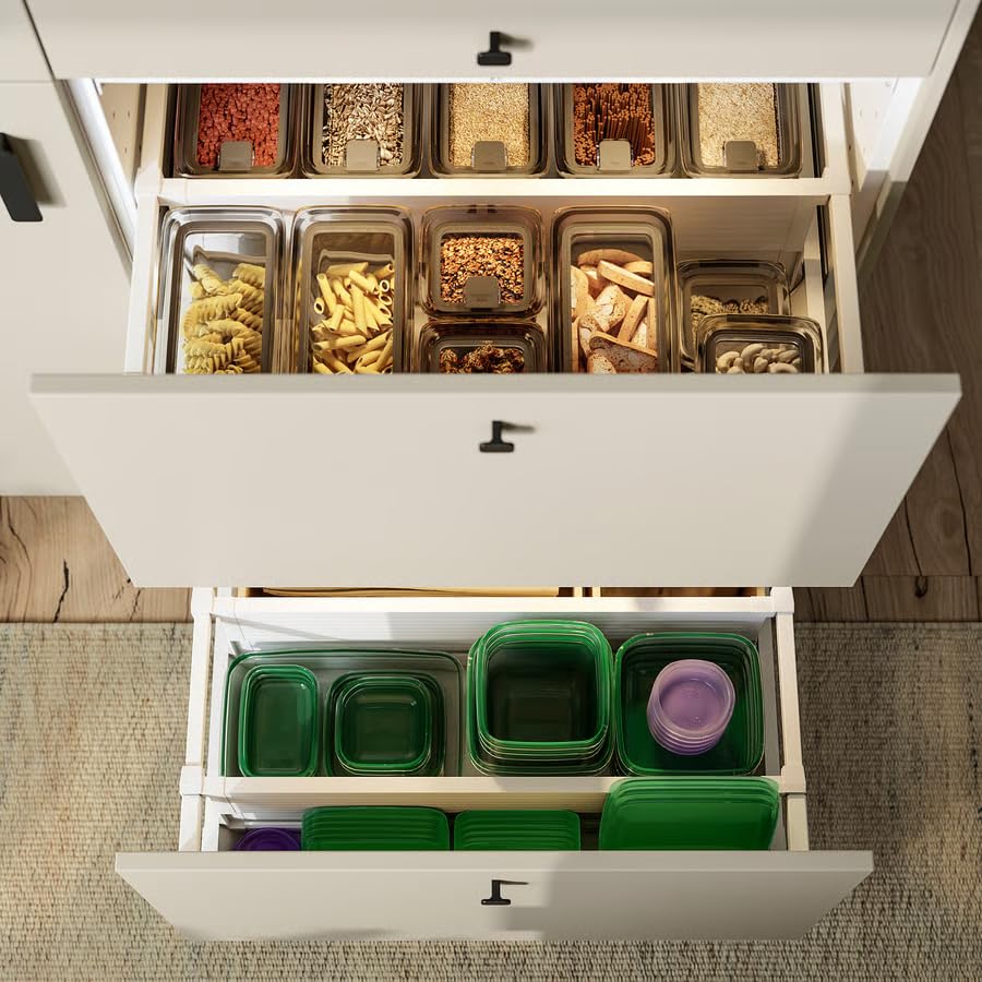 Mini Food Storage Containers with Lids 2 oz, Small BPA-Free Reusable Snack Containers, Leak Resistant Portion Control Containers for Sauces, Dressings, Dips, Meal Prep, Travel & Lunch Box