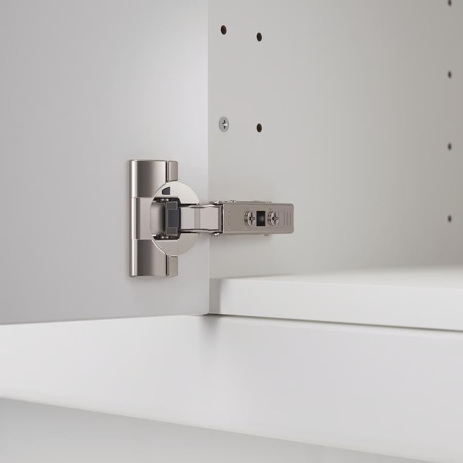 Pack of 2 – 110° Soft Close Cabinet Hinge – Heavy Duty Kitchen Door Hinge – Silent Slow Closing Concealed Furniture Hinge for Kitchen Cabinets, Wardrobes & Cupboards – Durable Adjustable Cabinet Hinge
