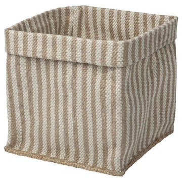 Storage Basket – Large Beige Woven Organizer Bin for Blankets, Laundry & Toys, Eco-Friendly Boho Decorative Basket for Living Room, Bedroom & Closet, 11.75 x 11.75 x 13.75 Inch