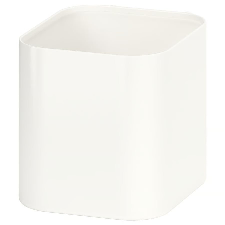 White Storage Container Organizer – Multi-Purpose Accessory Holder for Desk, Storage & Home Organization, Durable Plastic Container for Office, Everyday Essentials