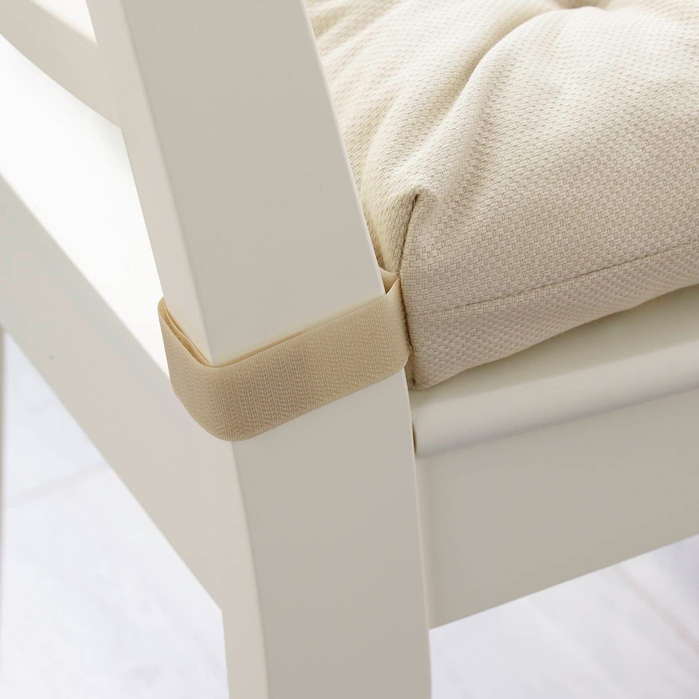 Polyester Malinda Chair Cushion Light Beige, Soft Seat Pad for Dining Chair, Kitchen Chair & Home Seating Comfort