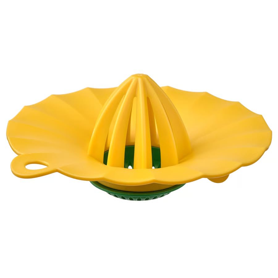 Lemon Squeezer Manual Citrus Juicer 6 Inch – Hand Press Lime & Lemon Juicer Tool for Fresh Juice | Durable Kitchen Fruit Press for Cooking & Drinks (Yellow/Green)