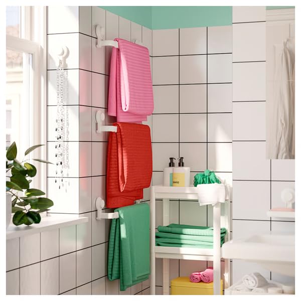 4 Tier Bathroom Shelf Unit 39.5" Tall Storage Rack – Plastic Shower Storage Organizer with Drain Holes, Tool-Free Assembly Bathroom Shelving for Shampoo, Soap & Toiletries, Space Saving Corner Shelf