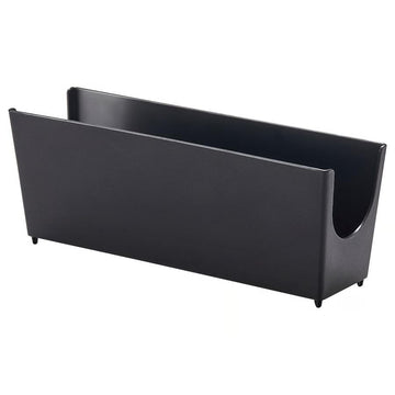 Kitchen Sink Organizer Caddy, Sponge & Dish Brush Holder, Bathroom Countertop Storage Container for Soap, Cleaning Tools & Accessories, Space-Saving Sink Storage Rack, Black