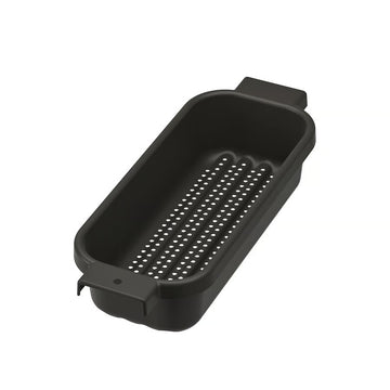 Over Sink Colander & Dish Drying Tray, Multipurpose Kitchen Strainer for Fruits, Vegetables & Pasta, Space-Saving Sink Organizer Draining Basket, Anthracite