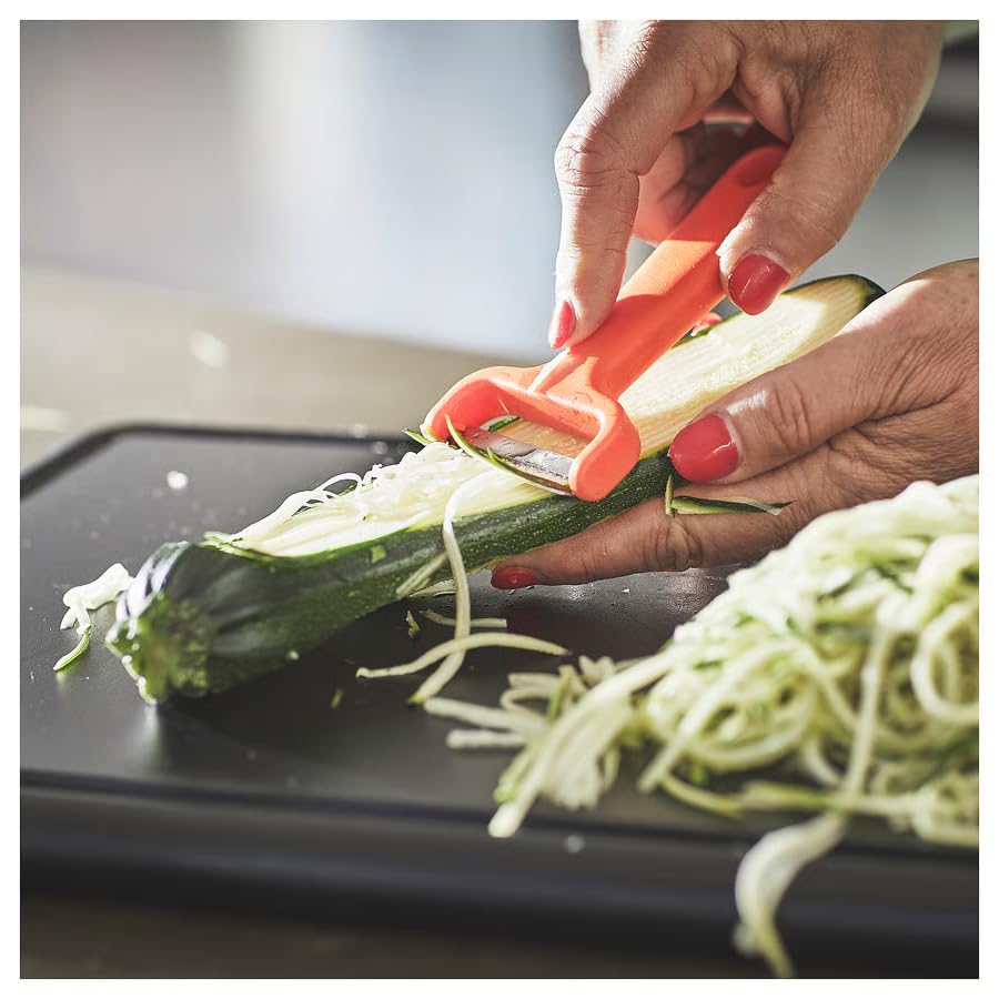 Vegetable Cutter Set of 2 – Julienne Peeler & Spiral Vegetable Slicer for Carrots, Zucchini, Cucumbers & Salad Garnishes