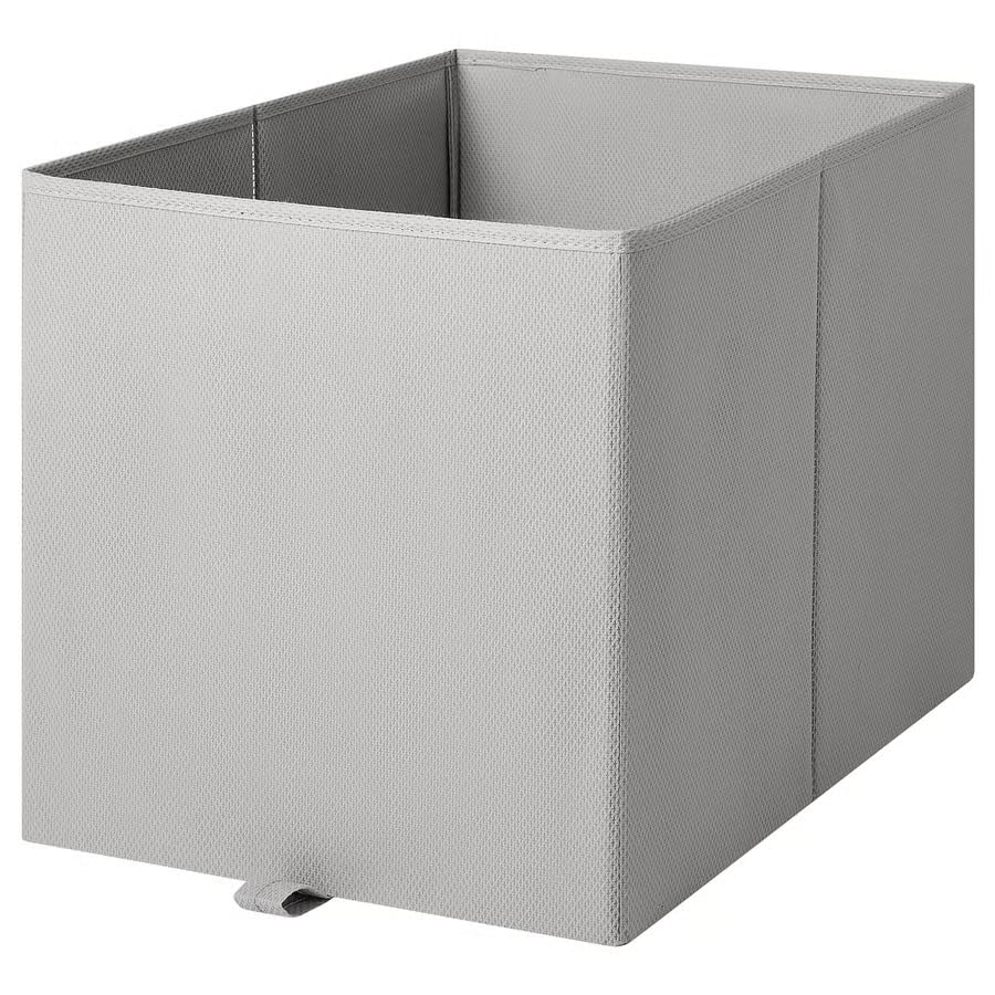 Light Gray Storage Box, Storage Organizer 13x15x13 Inch, Durable Household Storage Container for Clothes, Toys & Accessories, Modern Space-Saving Home Organization Solution