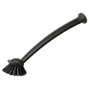 Kitchen Dish Brush Gray, Scrub Cleaning Brush for Dishes, Pots, Pans & Sink, Ergonomic Handle Dishwashing Brush for Everyday Kitchen Cleaning