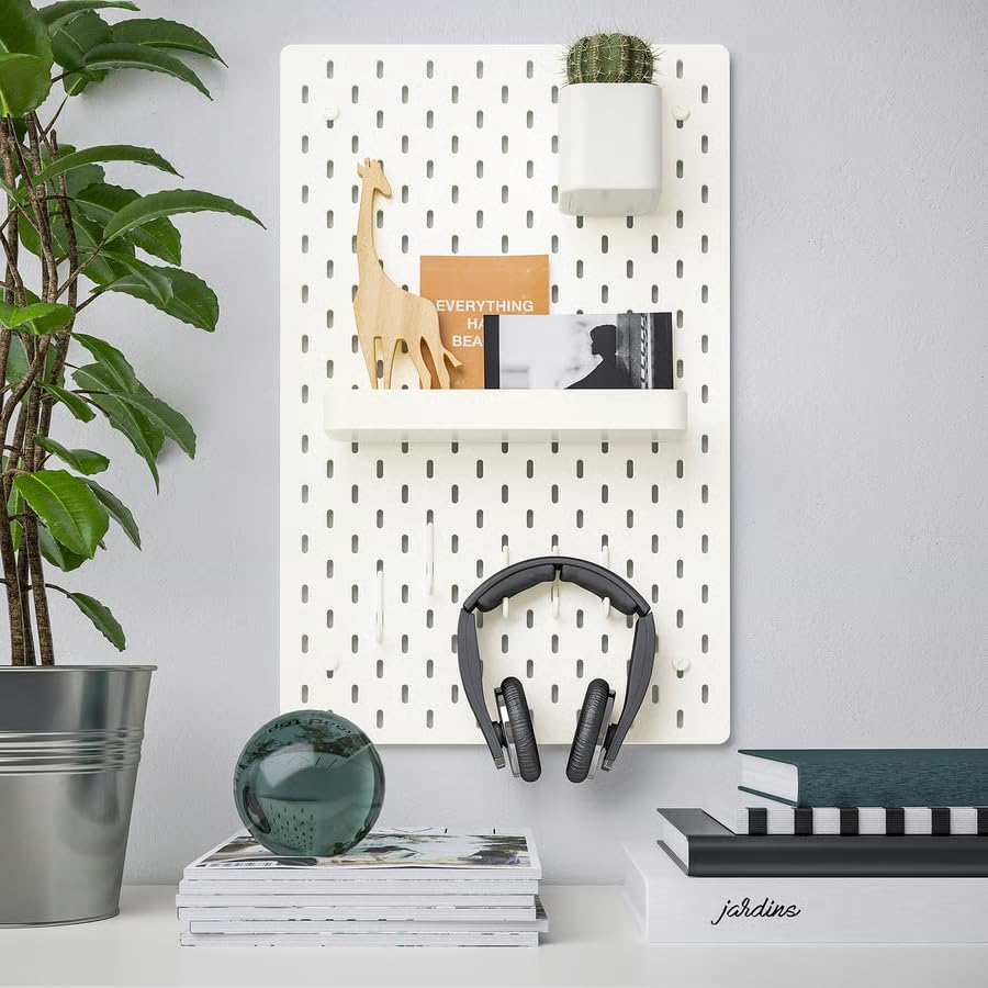 White Storage Container Organizer – Multi-Purpose Accessory Holder for Desk, Storage & Home Organization, Durable Plastic Container for Office, Everyday Essentials