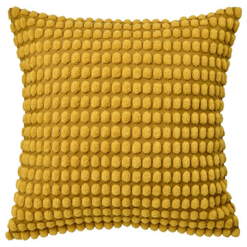 SVARTPOPPEL Cushion Cover 20x20 Inch – Yellow Decorative Pillow Case for Sofa, Couch, Bedroom & Living Room Décor