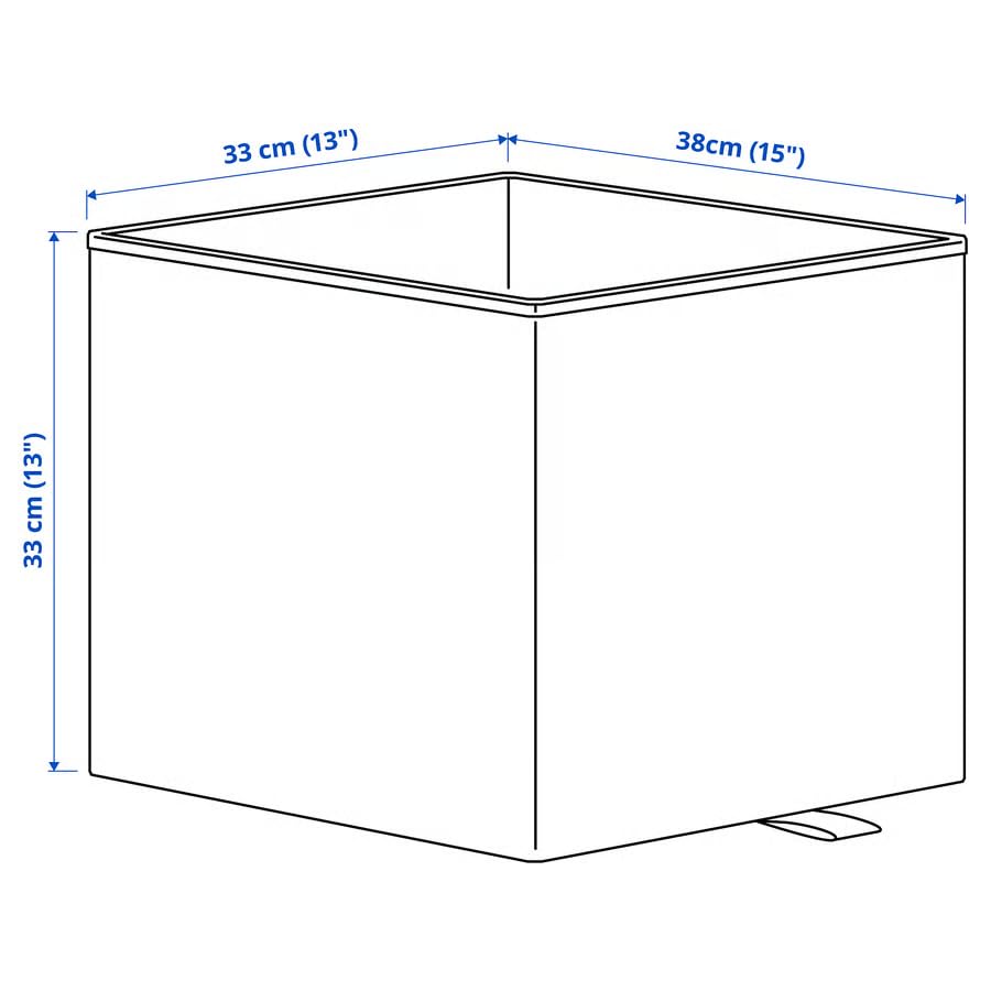 Light Gray Storage Box, Storage Organizer 13x15x13 Inch, Durable Household Storage Container for Clothes, Toys & Accessories, Modern Space-Saving Home Organization Solution